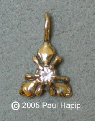 #310 - Trillium Flower Pendant