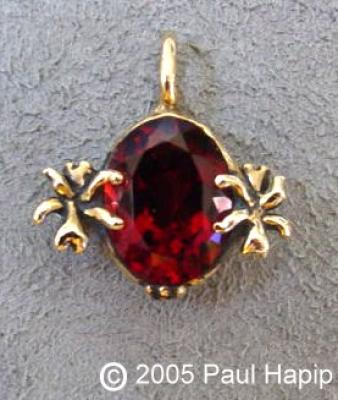 #308 - 2 Orchids Pendant