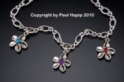 #404 - Forget-Me-Not Charm Bracelet
