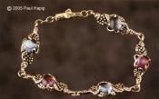 #401 - Grape Cluster & Vines Bracelet
