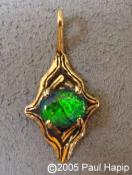 #307 - Flared Stock Leaves Pendant