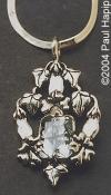 #305 - Morning Glory Flowers & Leaves Pendant