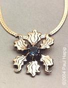 #300 - Tiger Lily Flower Pendant